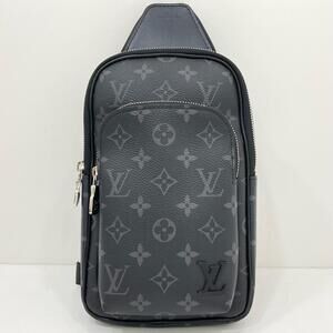 Louis Vuitton Sling Body Avenue Crossbody Black Black Bag Eclipse Belt Bum